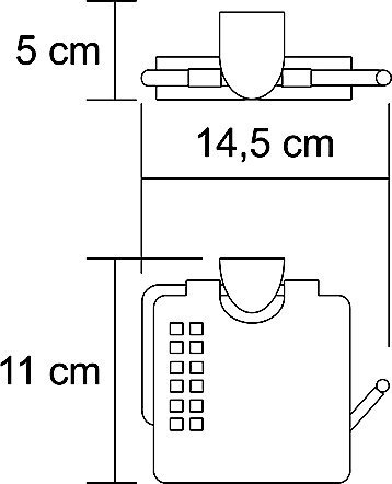 Держатель туалетной бумаги Wasserkraft Kammel K-8325 с крышкой - 2