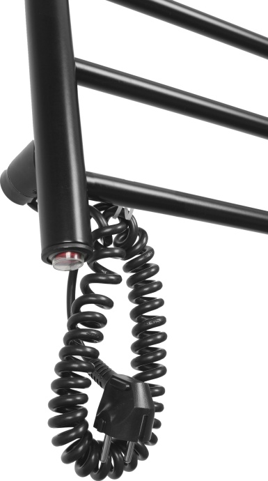 Полотенцесушитель электрический Domoterm Классик DMT 109-5 60х40, L, черный матовый DMT 109-5 40x60 ЧРН EKL - 2