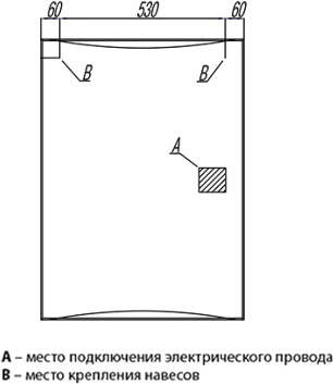 Зеркало AQUATON Инфинити 65 1A197102IF010 - 2