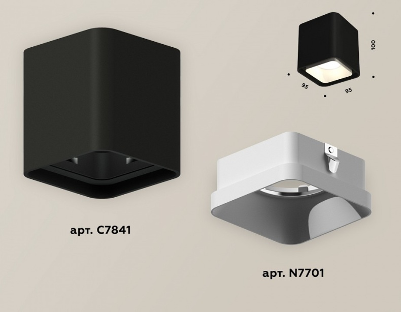 Накладной светильник Ambrella Light XS XS7841001 - 2