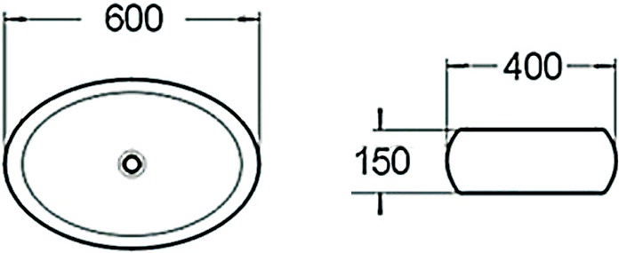 Раковина SantiLine SL-1036 - 1