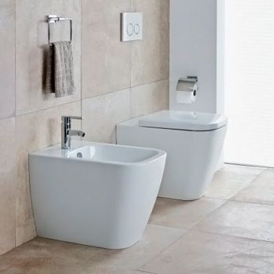 Чаша для приставного унитаза Duravit Happy D.2 белый, без сиденья  2159090000 - 1