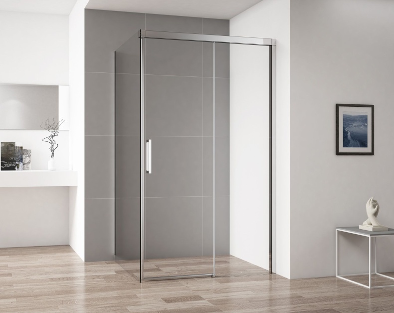 Душевой уголок Cezares Duet Soft AH 1 100/80 C Cr R DUET SOFT-AH-1-100/80-C-Cr-R - 1