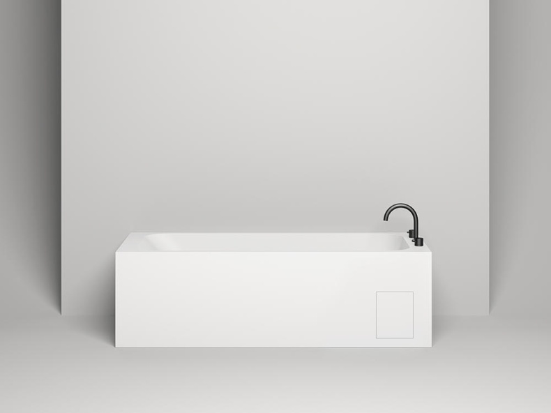 Ванна из искусственного камня Salini Orlando 180x80 102112MRH S-Sense, матовый, RAL снаружи - 3