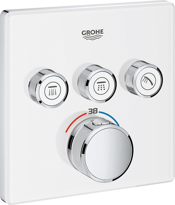 Термостат Grohe Grohtherm SmartControl 29157LS0 для душа, moon white - 0