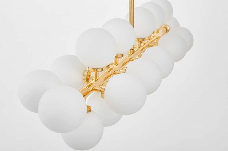 Люстра на штанге LUMINA DECO Marsiada LDP 6033-24 GD - 3