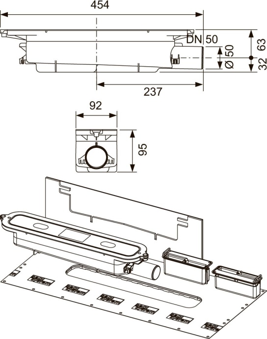 Душевой лоток TECE Drainprofile 671210 120 см хром - 11