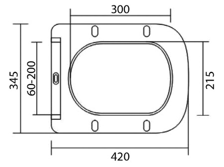 Сиденье для унитаза BelBagno Due белый  BB8134SC - 1