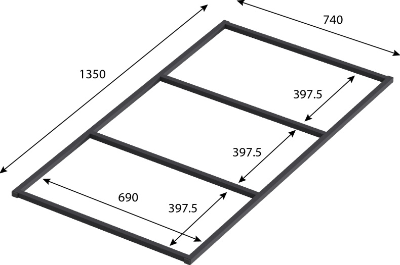 Ножки для душевого поддона Good Door Essentia 140x80 КП00008 - 1