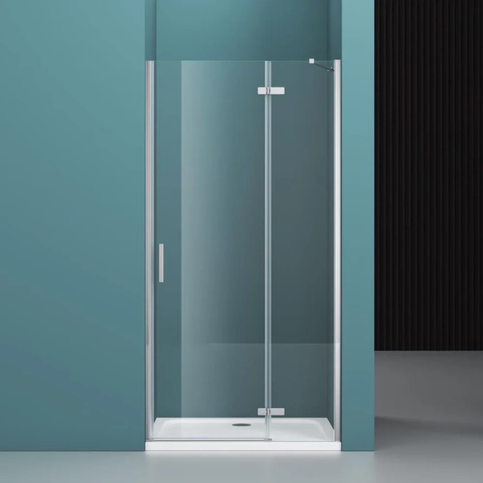 Душевая дверь BelBagno Kraft 120 профиль хром  KRAFT-60/60-C-Cr-L - 0
