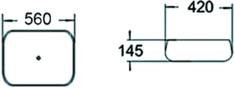 Раковина SantiLine SL-1045 - 1