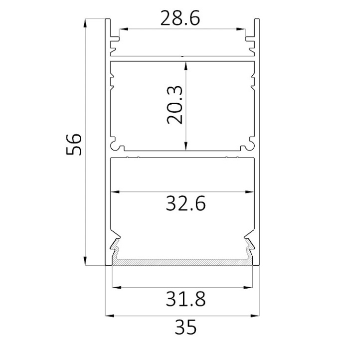 Накладной светильник 6063 LINE 3556 0412625 - 1