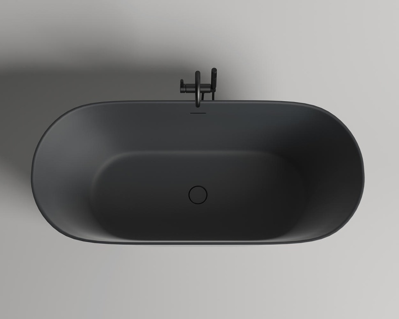 Ванна из искусственного камня Salini Mona 180x80 102911GRH S-Sense, глянцевый, RAL снаружи - 8