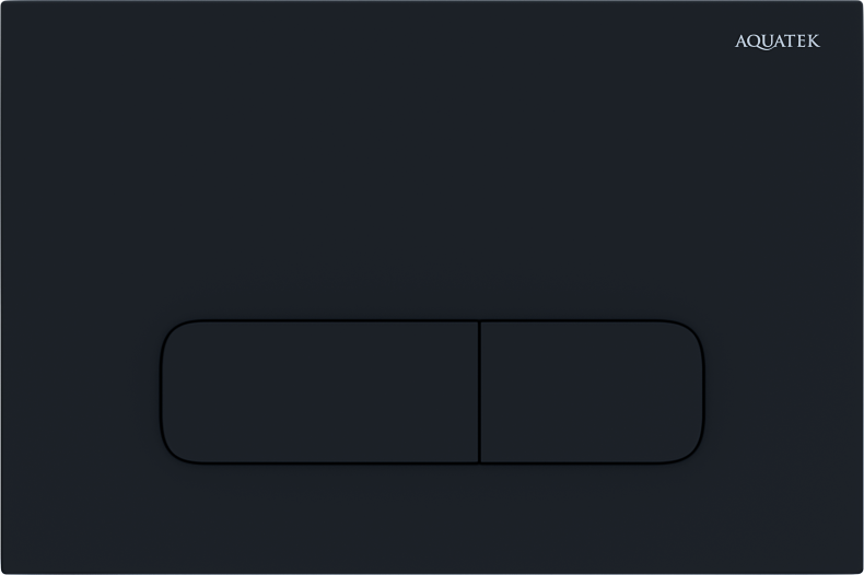 Кнопка смыва Акватек KDI-0000017 черная матовая - 0