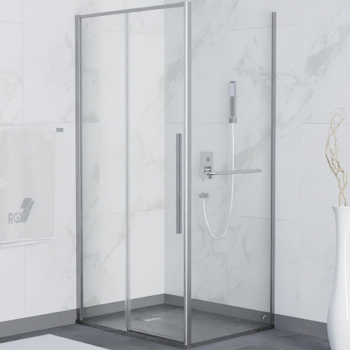 Душевой уголок RGW Stilvoll SV-42-1 130x100 профиль хром стекло прозрачное 323242130-011 - 0