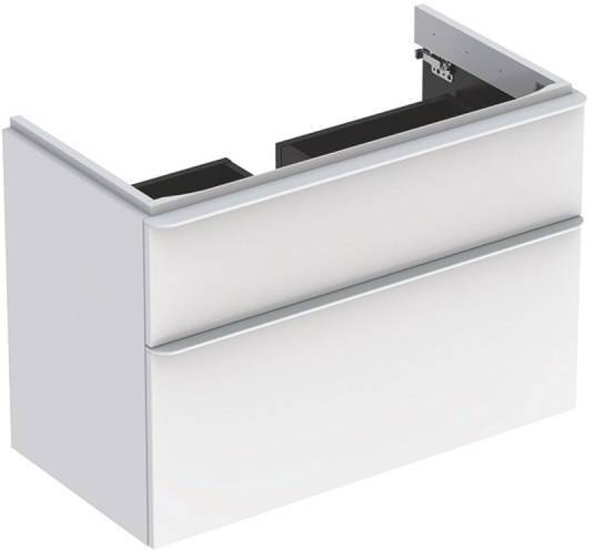 Тумба Smyle Square п/умыв 90 бел глян Geberit 500.354.00.1 - 0