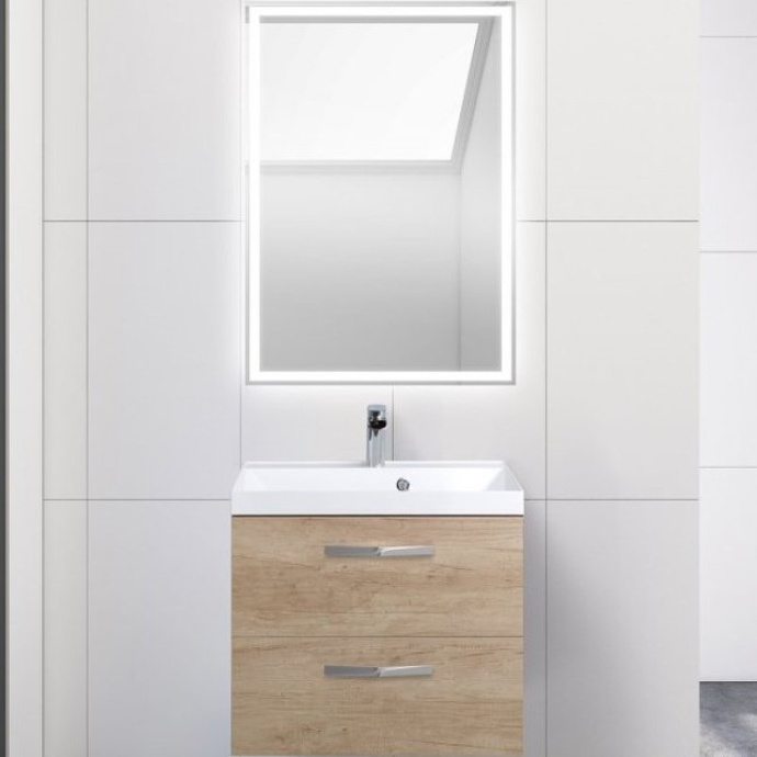 Комплект мебели Belbagno Aurora 60 светлое дерево - 1