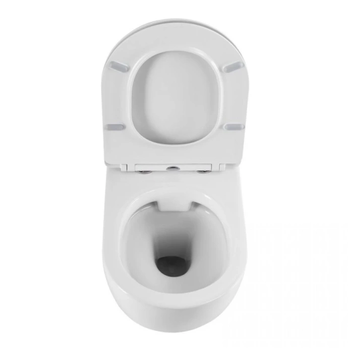 Чаша для унитаза подвесного Cezares Eco белый, глянцевый  CZR-526-TH-R/2040SC - 3