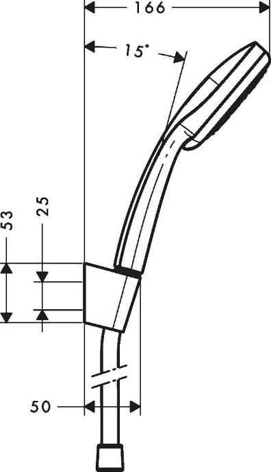 Душевой гарнитур Hansgrohe Croma 100 Vario 27594000 Porter'S - 9