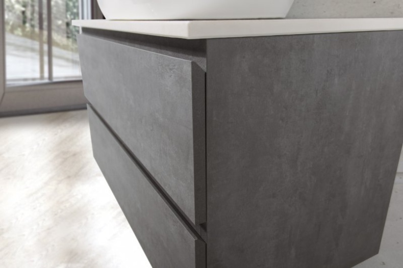 Тумба под раковину BelBagno Luce 100 серый LUCE-1000-2C-SO-SCM - 1