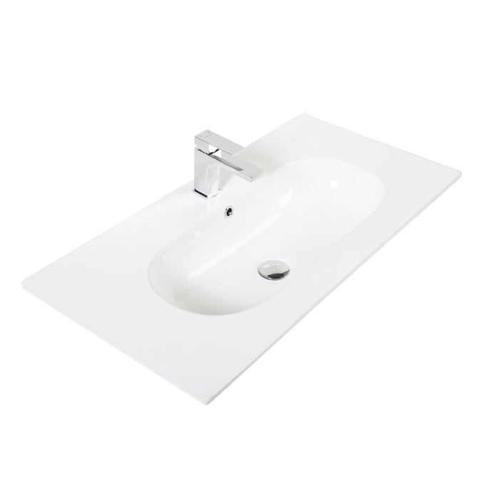 Тумба с раковиной BelBagno Kraft 100 светлое дерево - 10