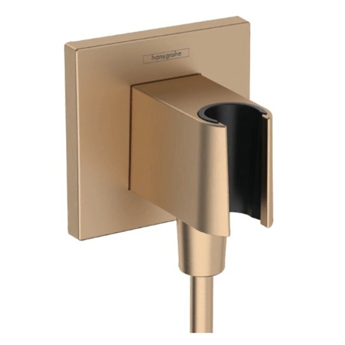 Шланговое подключение Hansgrohe FixFit E полированная бронза 26889140 - 0