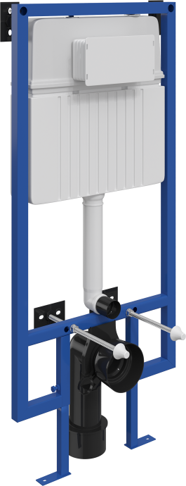 Комплект Унитаз подвесной STWORKI Дублин SETK3504-0605 с микролифтом + Система инсталляции для унитазов STWORKI 510162 с кнопкой смыва 230822 хром глянцевый 561445 - 1