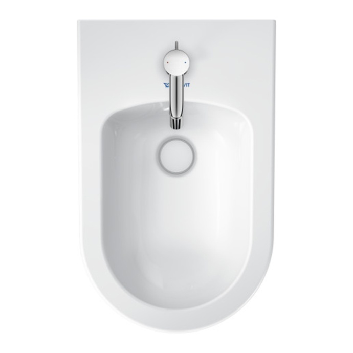 Duravit White Tulip Биде напольное 370x580х420 мм, с переливом, с 1 отв под смеситель, цвет: белый 2293100000 - 3