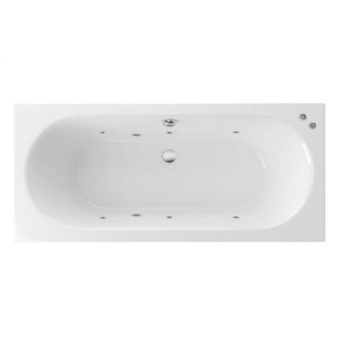 Ванна акриловая Excellent Oceana Slim Soft 160х75 с гидромассажем белый - хром WAEX.OCE16S.SOFT.CR - 0