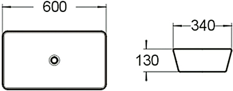 Раковина SantiLine SL-1012 - 1