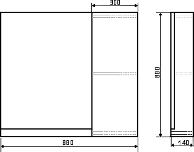 Мебель для ванной Comforty Кёльн 90-1 дуб темный - 5