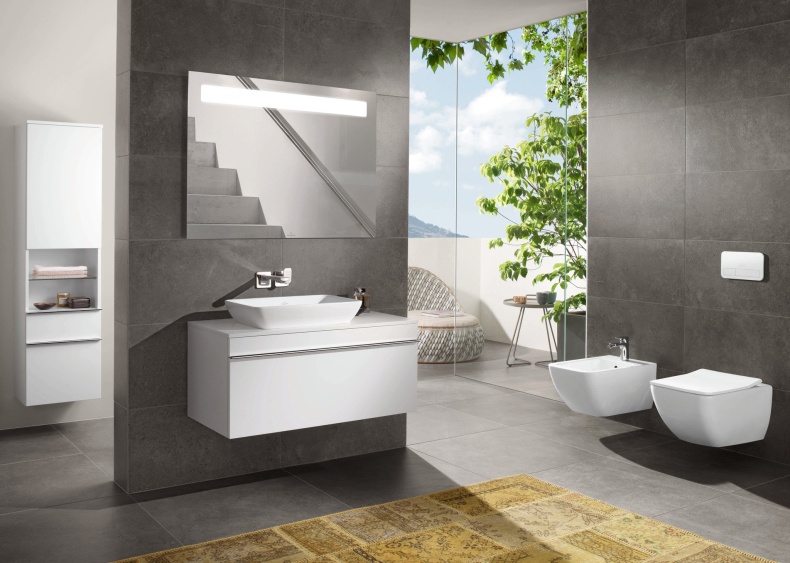 Подвесной унитаз Villeroy & Boch Venticello  4611RSR1 - 1