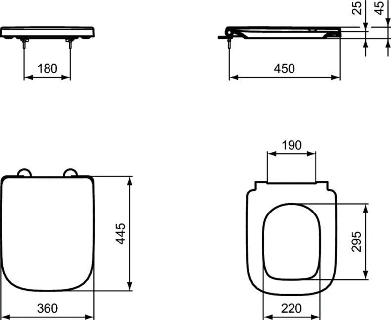 Комплект унитаза с инсталляцией Ideal Standard I.Life A с сиденьем микролифт белый WA330101 - 7