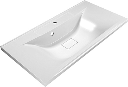 Тумба с раковиной BelBagno Marino 90 bianco lucido, напольная - 6