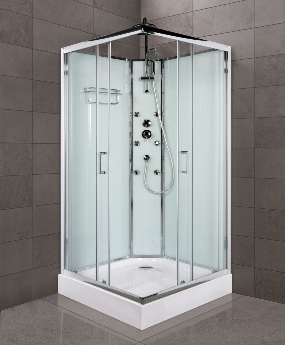 Душевая кабина BelBagno Uno Cab A 2 90 C Cr UNO-CAB-A-2-90-C-Cr - 1