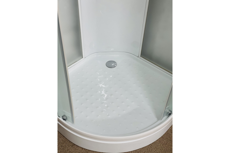 Душевая кабина Royal Bath 100х100 профиль белый стекло матовое RB100HK4-MM - 2