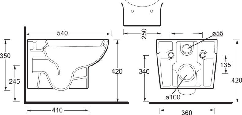 Унитаз подвесной Belbagno BINGO белый, с крышкой (BB548CH) - 4