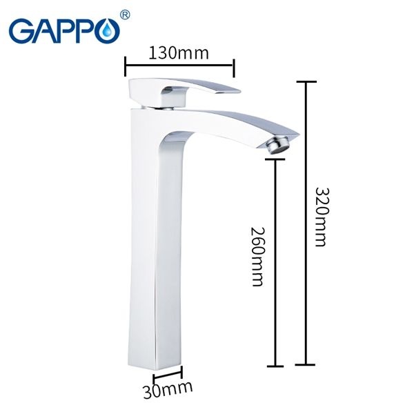 Смеситель Gappo для раковины G1007-11 - 7
