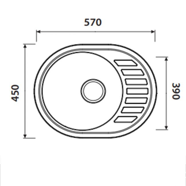 Мойка кухонная Kaiser KSS-5745 R KSS-5745R - 1