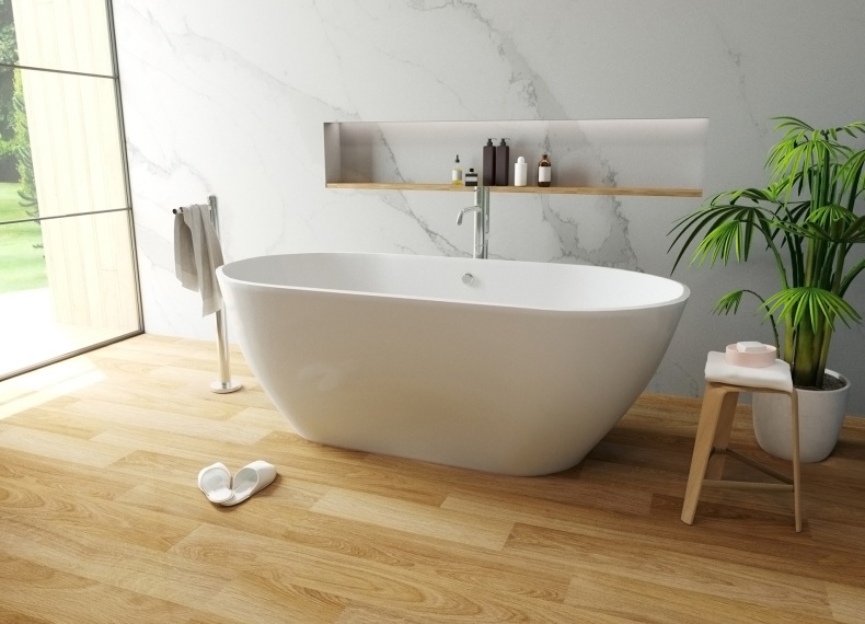 Ванна из искусственного камня STWORKI Берген 170х80 ФР-00014094 - 1