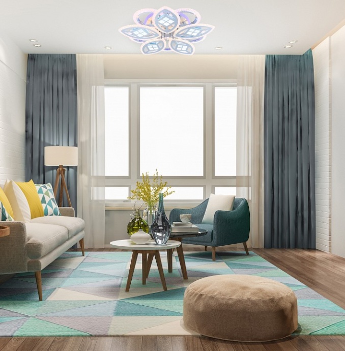 Потолочная люстра Escada Algol 10207/10LED BL - 1