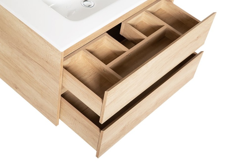 Тумба с раковиной BelBagno Kraft 100 светлое дерево - 5