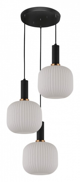 Подвесной светильник LUMINA DECO Gato LDP 1217-3 WT+BK - 0
