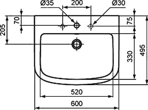 Подвесная раковина Ideal Standard Tempo  T056401 - 9