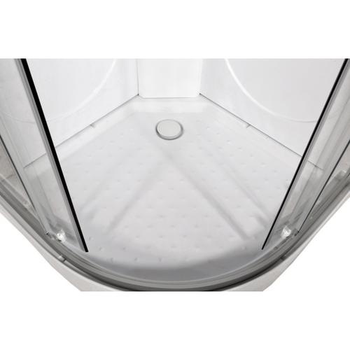 Душевая кабина Deto L 100х100 с гидромассажем и электрикой, хром  L601GM+EL - 3