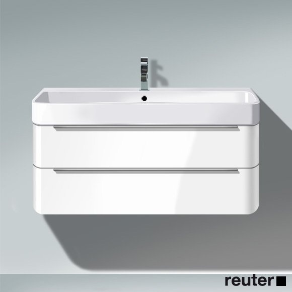 Тумба для комплекта Duravit Happy D.2 80, подвесная, белая глянцевая H2636502222 - 2