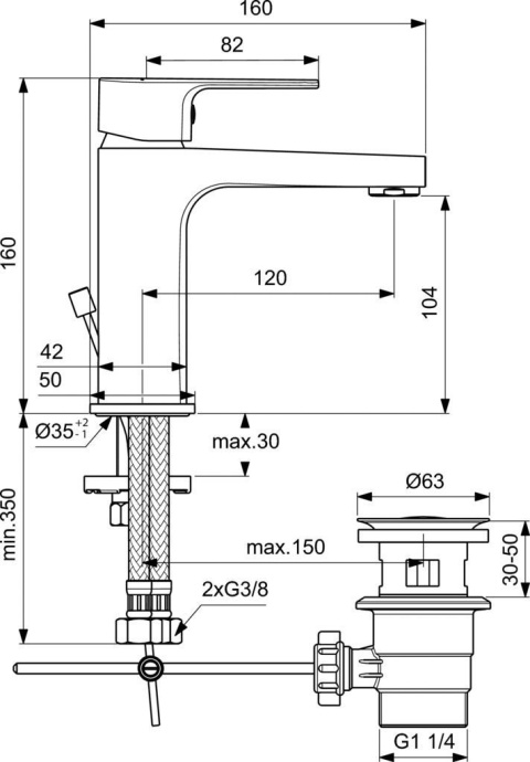 Душевой комплект Ideal Standard Esla BC264AA - 6