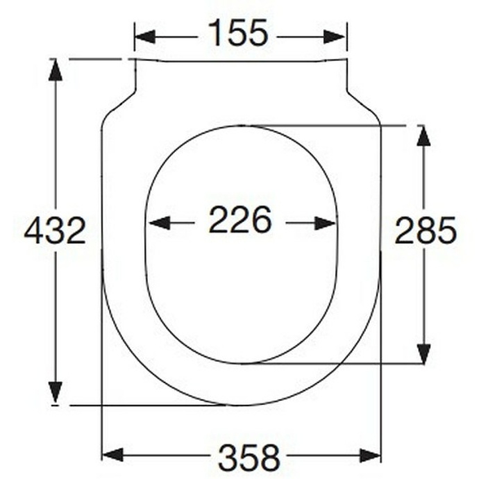 Сиденье для унитаза Villeroy&Boch Architectura белое с системой микролифт 9M70S101 - 1