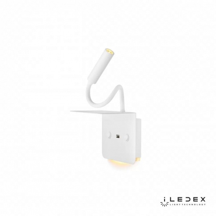 Бра с полкой iLedex Support 7031C WH - 3