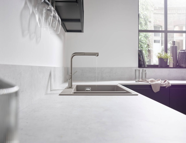 Смеситель для кухни Hansgrohe Talis M54 72808800 сталь - 2